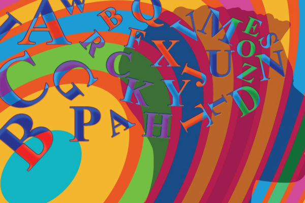 A colorful assortment of letters